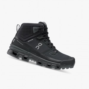 Botas de Montaña On Cloudrock 2 Impermeables Mujer Negros | 43085-OKZW