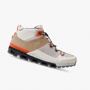 Botas de Montaña On Cloudtrax Hombre Blancos | 70459-RYNV