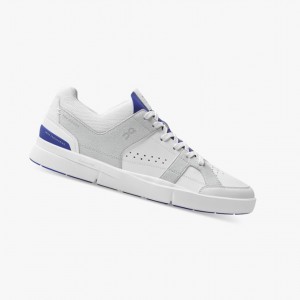 Tenis On THE ROGER Clubhouse Hombre Blancos Azules | 07139-PXJR