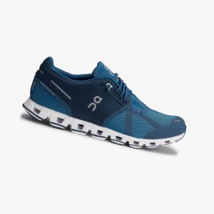 Tenis Para Correr En Carretera On Cloud Hombre Azules | 32486-SKVF