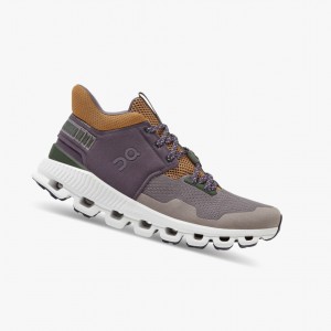 Tenis Para Correr En Carretera On Cloud Hi Edge Mujer Morados | 69302-URGQ