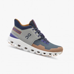 Tenis Para Correr En Carretera On Cloud Hi Edge Hombre Azul Marino | 04751-PNLT