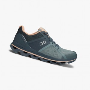Tenis Para Correr En Carretera On Cloudace Mujer Azules | 58971-CGPH