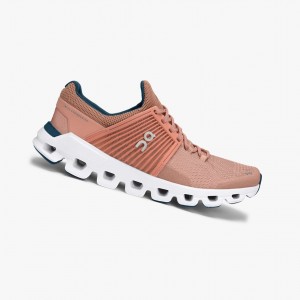Tenis Para Correr En Carretera On Cloudswift Mujer Rosas | 74510-GCLZ