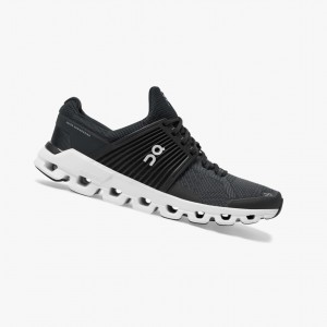 Tenis Para Correr En Carretera On Cloudswift Hombre Negros | 56489-UQMW