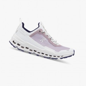Tenis Trail Running On Cloudultra Fluorite Mujer Blancos | 46378-YPIT