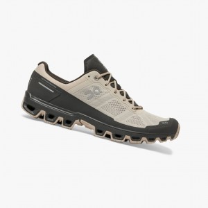 Tenis Trail Running On Cloudventure Hombre Beige | 90815-VRXK