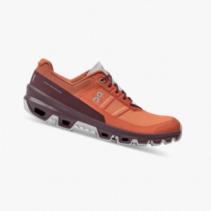 Tenis Trail Running On Cloudventure Hombre Flare/Mulberry | 96037-TSDW