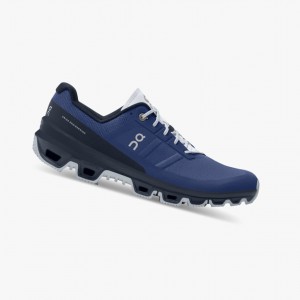 Tenis Trail Running On Cloudventure Hombre Twilight/Midnight | 61738-TEXM