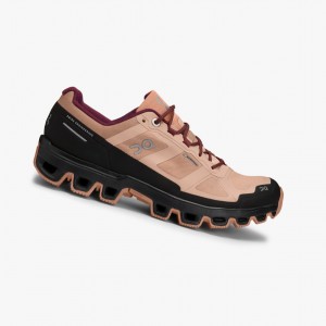 Tenis Trail Running On Cloudventure Impermeables Mujer Marrom | 05234-WEHC