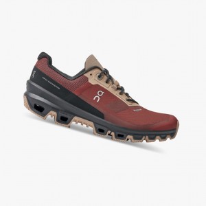 Tenis Trail Running On Cloudventure Impermeables Mujer Ruby/Magnet | 87602-WDRC