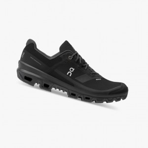 Tenis Trail Running On Cloudventure Impermeables Hombre Negros | 54791-INVB