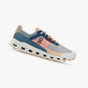 Tenis Trail Running On Cloudvista Hombre Azul Marino | 10845-UAGJ