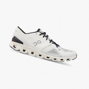 Tenis Training On Cloud X 3 Hombre Blancos Negros | 63250-YHVL