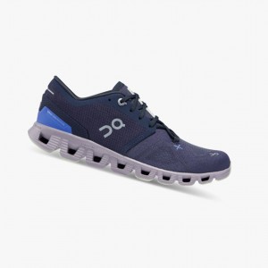Tenis Training On Cloud X 3 Mujer Midnight/Heron | 26710-LOBU