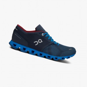 Tenis Training On Cloud X Hombre Azul Marino | 26079-VWMX