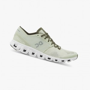 Tenis Training On Cloud X Hombre Verdes | 96870-BJMA