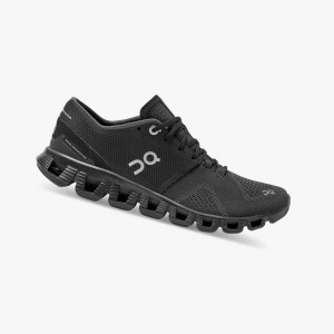 Tenis Training On Cloud X Mujer Negros | 32940-PNQJ