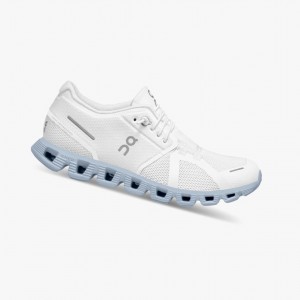 Tenis para Correr On Cloud 5 Mujer Blancos | 14836-CKWQ