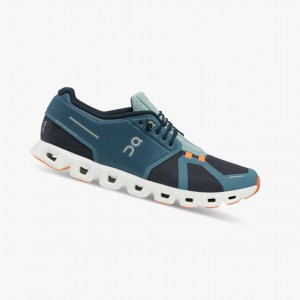 Tenis para Correr On Cloud 5 Push Hombre Dust/Ink | 93286-NAVM