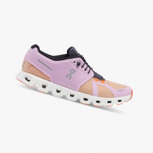 Tenis para Correr On Cloud 5 Push Mujer Rosas | 65430-DIOQ