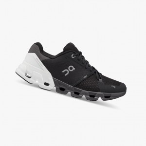 Tenis para Correr On Cloudflyer 4 Anchos Mujer Negros Blancos | 83204-WFCT
