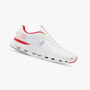 Tenis para Correr On Cloudnova Form Hombre Blancos Rojos | 34920-CGKU