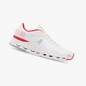 Tenis para Correr On Cloudnova Form Mujer Blancos Rojos | 82463-APNQ