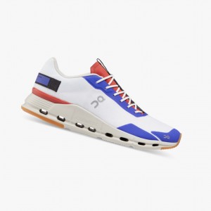Tenis para Correr On Cloudnova Form Mujer Blancos Rojos | 80341-BGFQ
