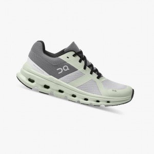 Tenis para Correr On Cloudrunner Mujer Frost/Aloe | 40932-GVZD