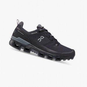 Tenis para Correr On Cloudwander Impermeables Hombre Negros | 28791-UDBR