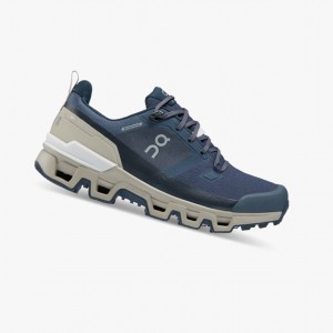 Tenis para Correr On Cloudwander Impermeables Mujer Azul Marino | 08963-XUQY