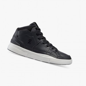 Tenis para Correr On THE ROGER Clubhouse Mid Mujer Negros | 76190-HDGE